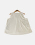 White sleeveless blouse FM